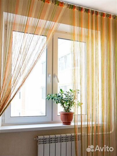 Шторы - нити нитяные шторы кисея