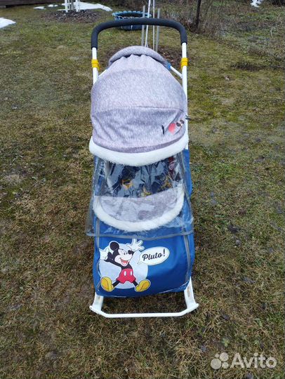 Коляска санки