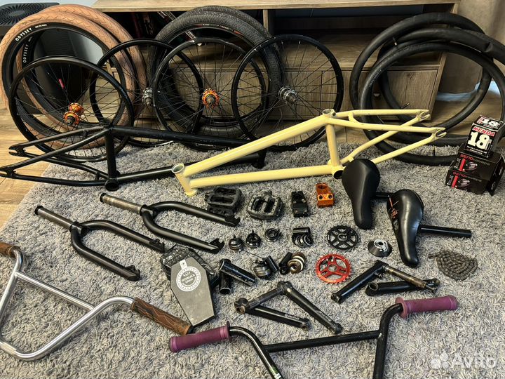 Bmx дербан - запчасти рама, вилка wtp salt