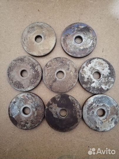 Блины /диски для гантелей,0,5 кг.,металл