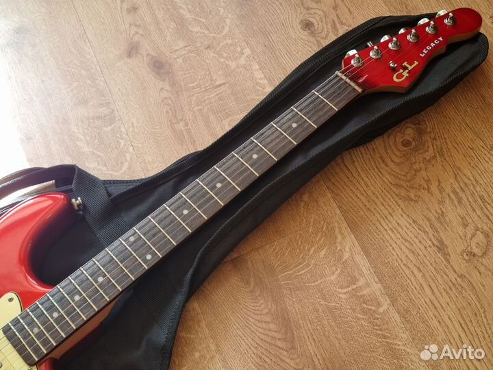 G&L Tribute Legacy Candy Apple Red