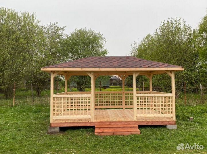 Красивые беседки