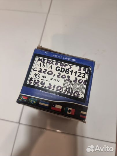 Mercedes W202/203 AMG/210/140 колодки задние