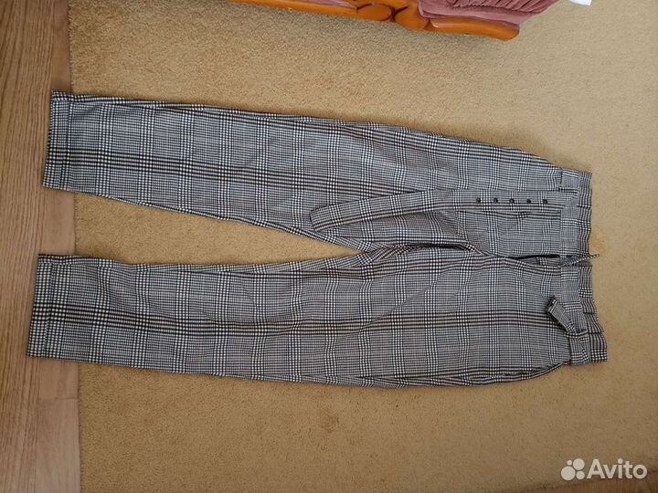 Брюки в клетку