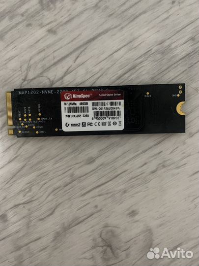 Ssd m2 nvme kingspec nx 256 gb