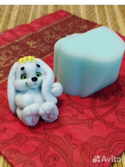 Молд силиконовый заяц