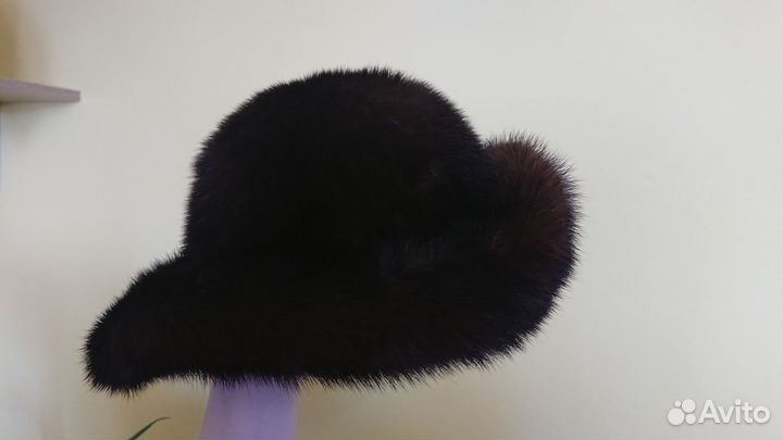 Норковая кепка женская