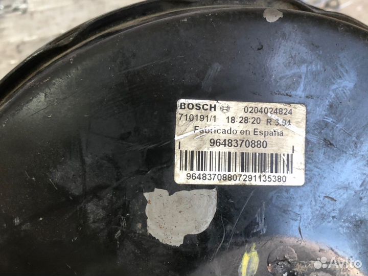 Вакуумный усилитель передний Citroen Berlingo KFW