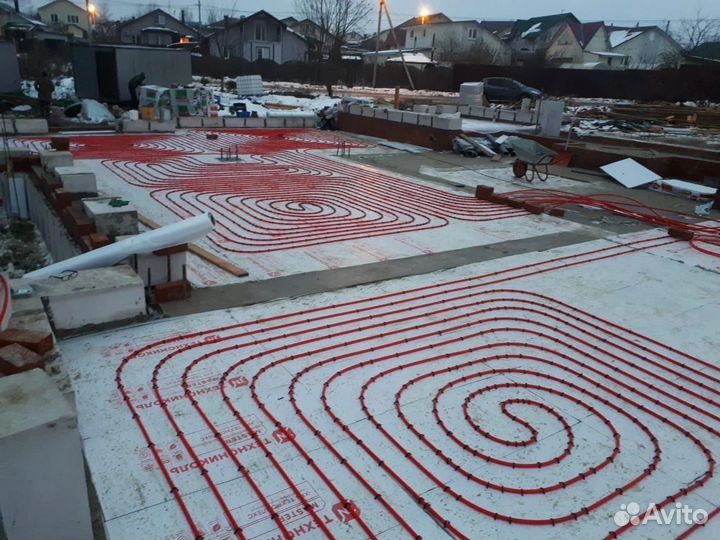 Монтаж систем отопления, водоснабжения