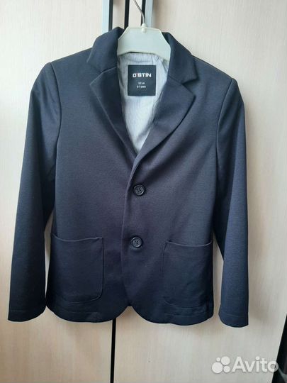 Пиджак школьный для мальчика 122