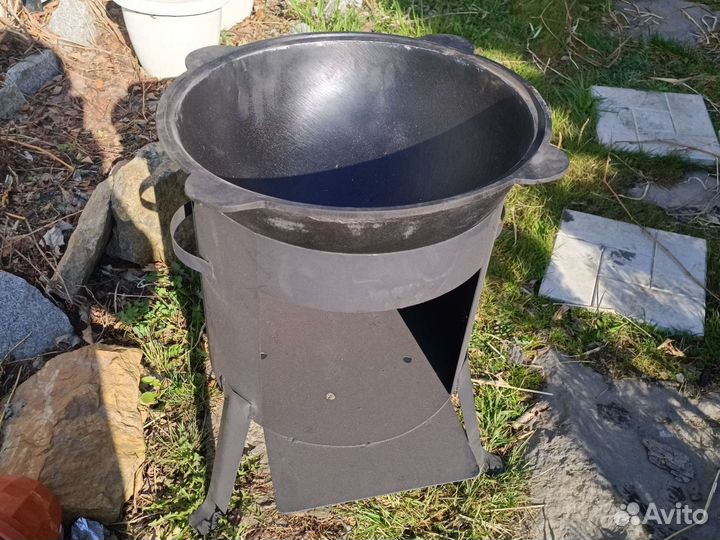 Печь под казан. Печь для казана