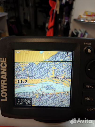 Эхолот картплоттер Lowrance Elite 5 hdi