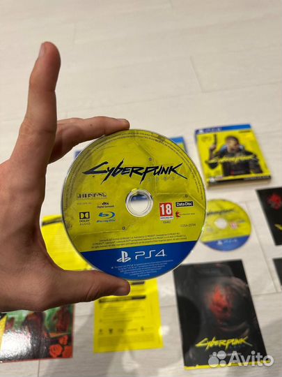 Диск на PS4 PS5 PS4 PS5 Cyberpunk 2077 отличный