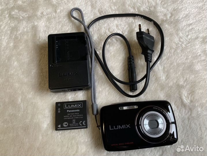 Фотокамера panasonic DMC-S1 с аккумулятором