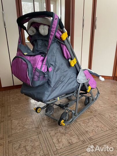 Сани коляска ника кидс