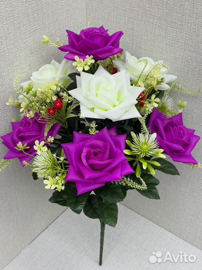 Искусственные цветы упаковка 20 штук