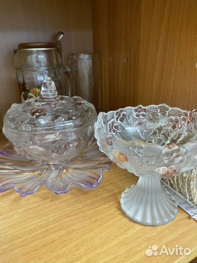 Ваза хрустальная