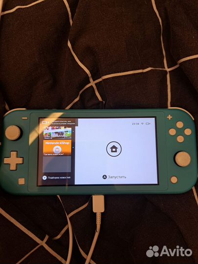 Nintendo switch lite с играми и картой памяти