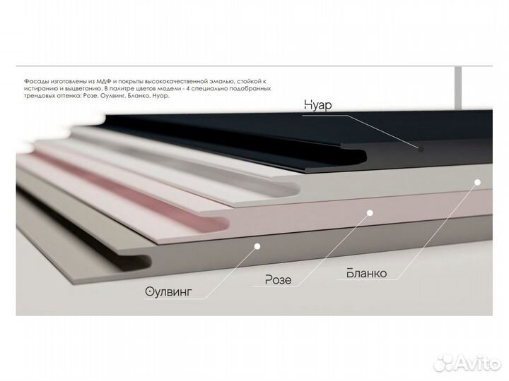 Кухня белая Маори Бланко