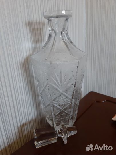 Штофы и графины СССР хрусталь