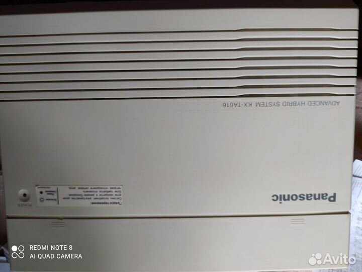 Мини атс panasonic + системный телефонkx-TA7730 RU