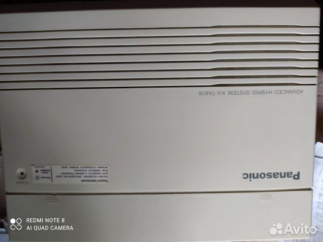 Мини атс panasonic + системный телефонkx-TA7730 RU