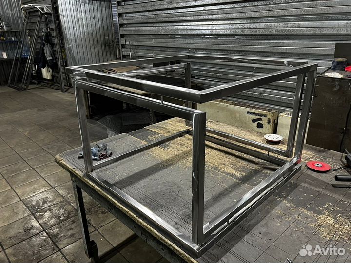 Изготовление металлических опор, каркасов из стали