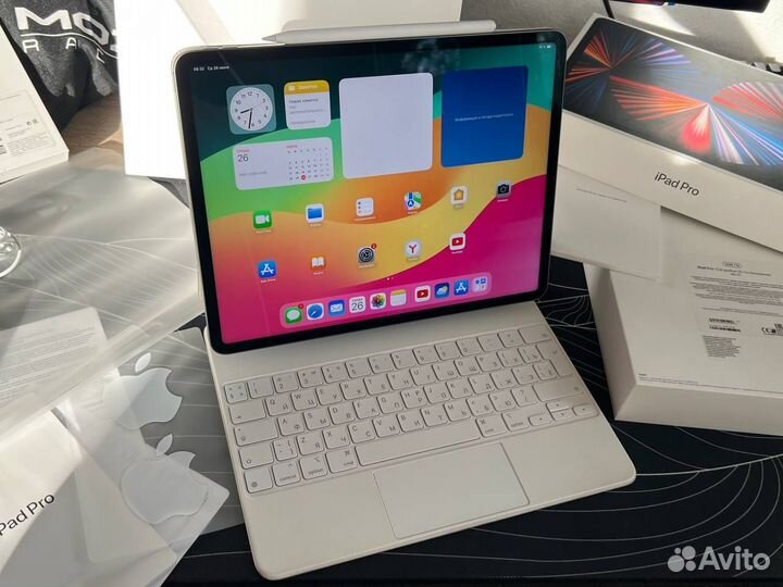 iPad pro 12.9 m1 5 gen 256gb 95% полный комплект