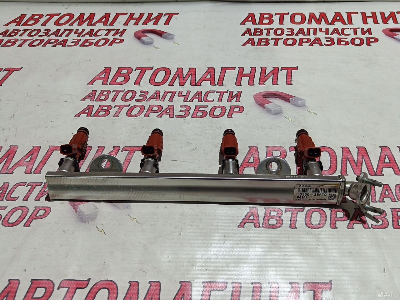 Топливная рампа форсунка Хендай Элантра 6 AD