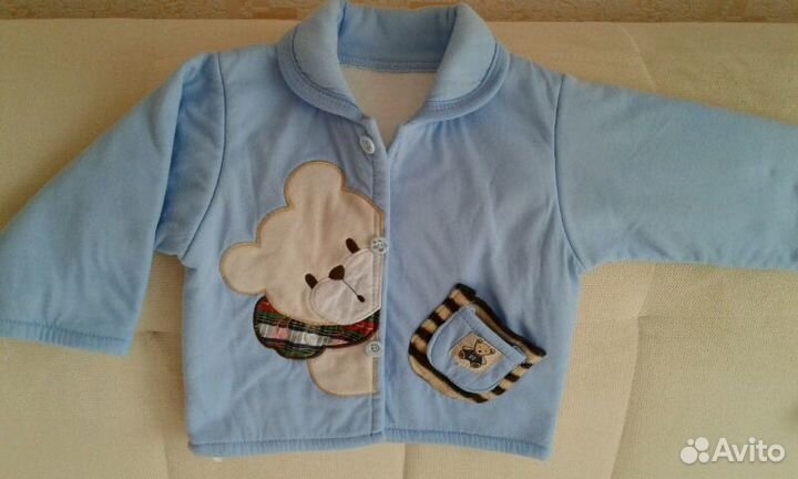 Теплый костюм 7-12 мес