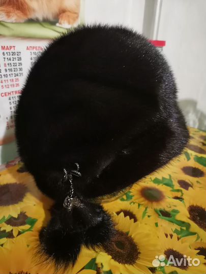 Шапка норковая женская