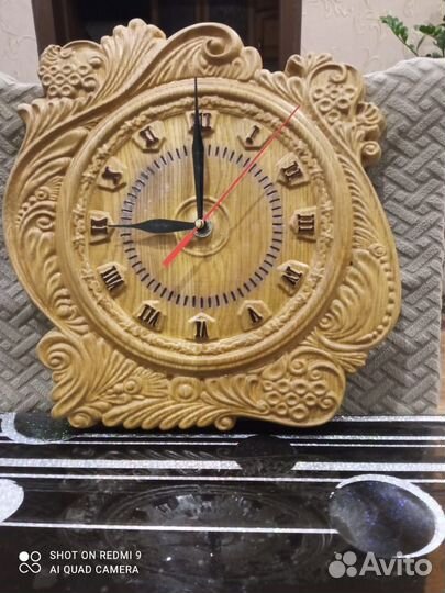 Из натурального дерева: посуда, часы, шкатулки