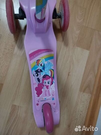 Самокат детский трехколесный бу