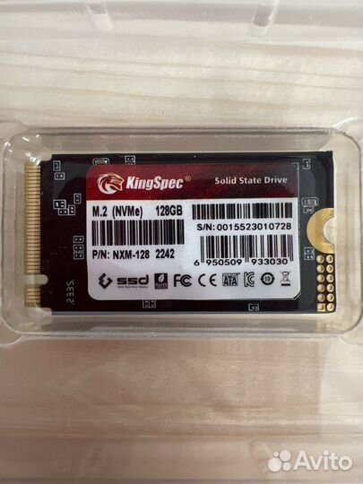 SSD 128Gb NVMe M.2 SSD PCI-E