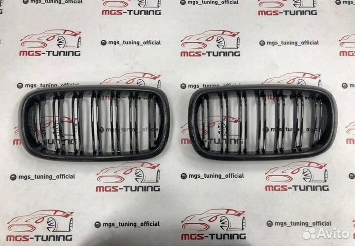 Ноздри на BMW Х6 f16 в стиле Х6 М карбон