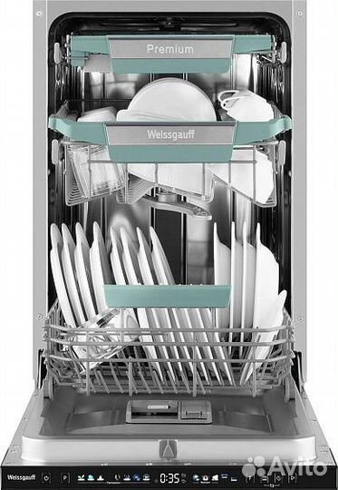 Посудомоечная машина weissgauff BDW 4160 Real Touch DC Inverter Timer Floor