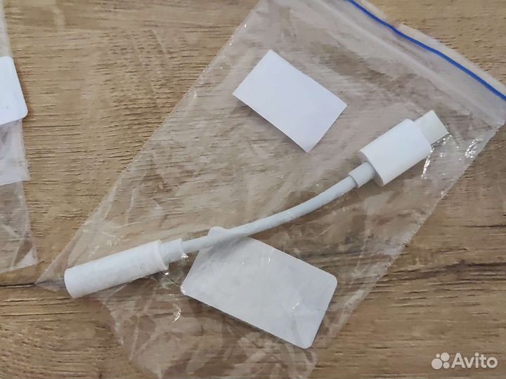 Переходник, адаптер type-c на jack 3.5 белый