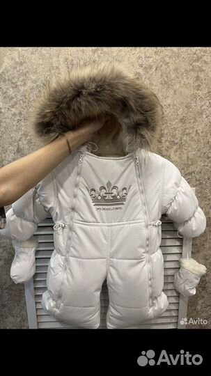 Комбинезон для новорожденного зима