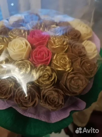 Букет из шоколадных роз