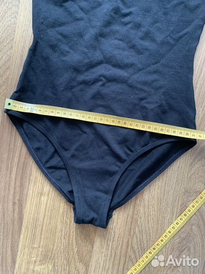 Купальник гимнастический чёрный хб