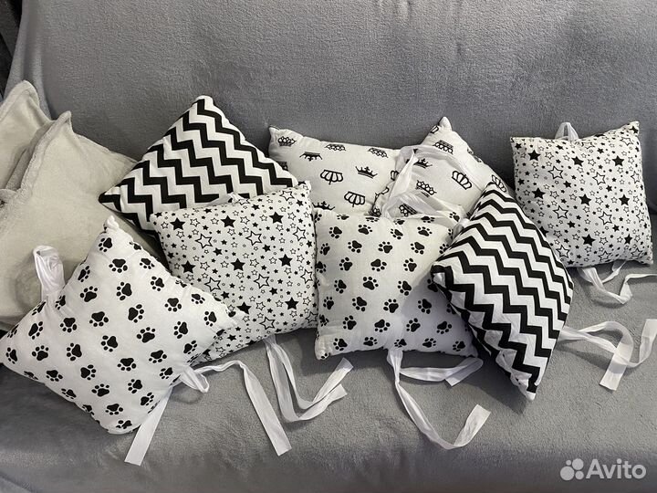 Бортики в детскую кроватку