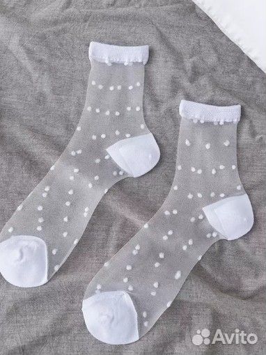 Прозрачные носки 36 - 39 женские