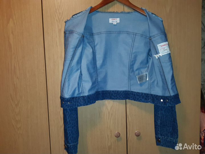 Куртка женская джинсовая короткая новая, р.L