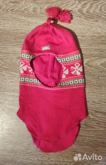 Комбинезон зимний 80-86 +шапка - шлем