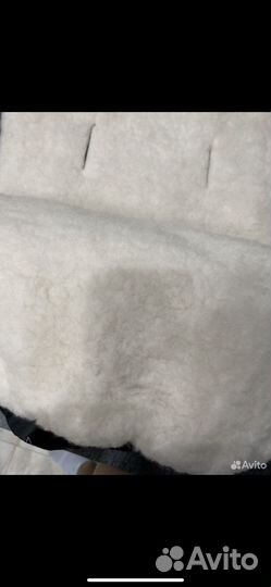 Зимний конверт в коляску на овчине