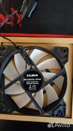 Корпусные вентиляторы Zalman 120(2шт) 140(2шт) rgb