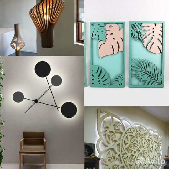 Изготовление интерьерной мебели, освещения, декора