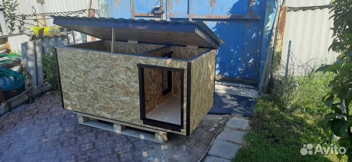 Будка вольерная для собаки. Собачья будка