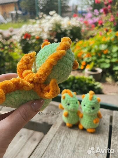 Вязаный дракончик