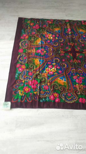 Павловопосадский платок СССР шерсть